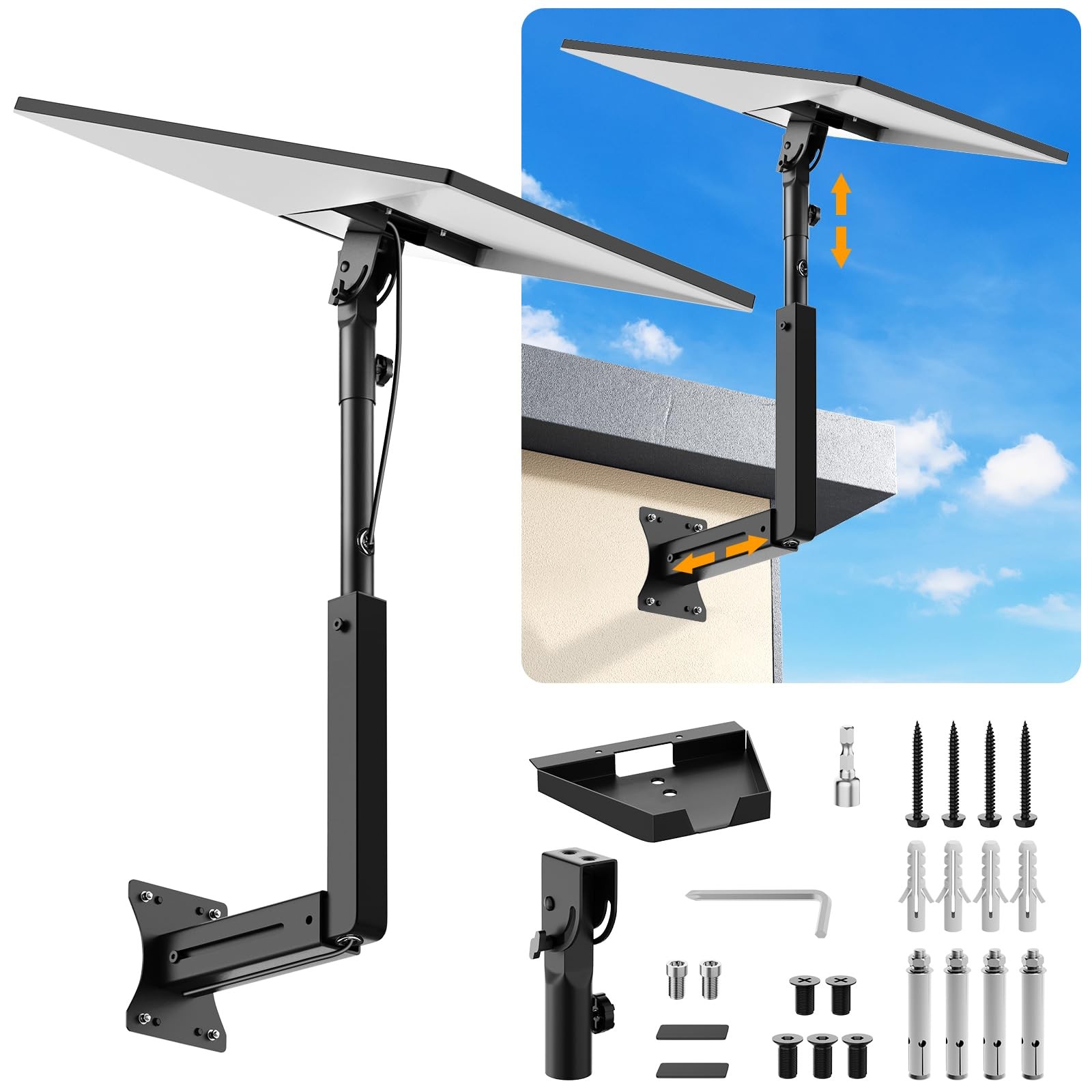 Starlink Mount for Standard 4/4X/Gen 3, Adjustable Starlink Wall Mount Gen 3/...