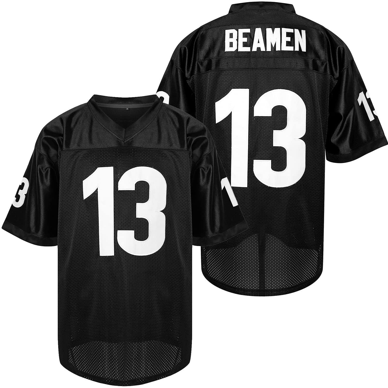 Men's Jersey #13 Willie BEAMEN Football Jersey Black Color Size S-3XL (L)