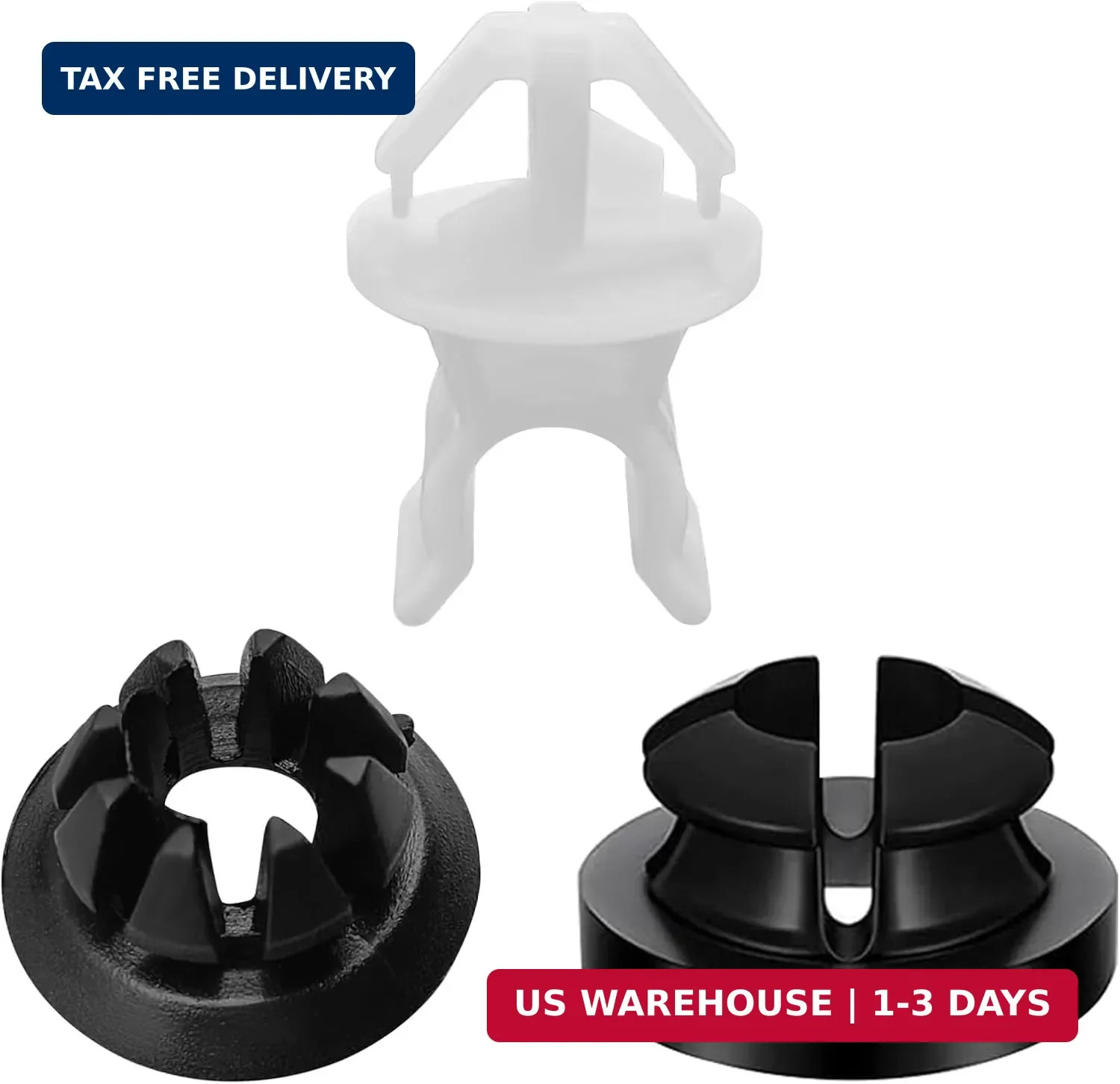 3PCS Hood Support Prop Rod Clip Grommet Compatible with Honda Accord Odyssey Pre