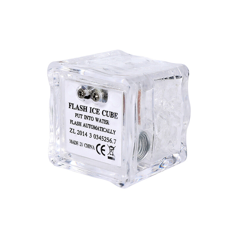 24Pcs LED Light Ice Cubes Liquid Sensor Luminous For Party Wedding Pond Bath