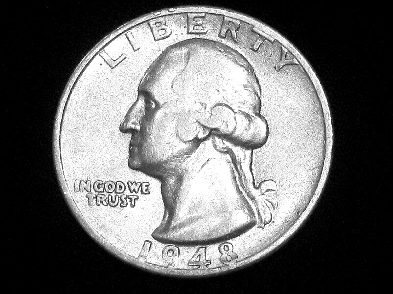 1948-S Washington Quarter --- Almost Uncirculated