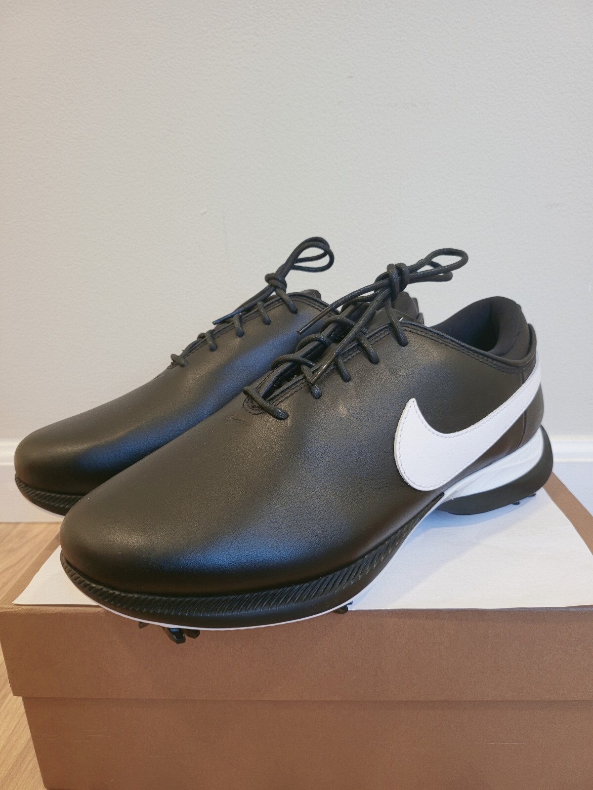 Nike Men's Air Zoom Victory Tour 2 Golf Shoes Black White DJ6569-001 Size 8.5