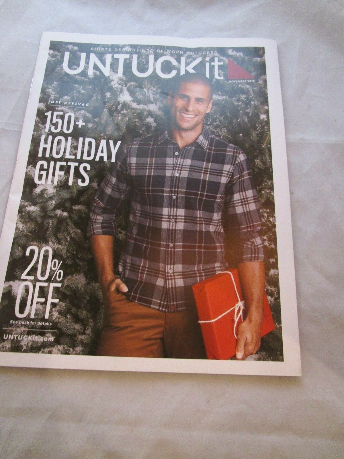 UNTUCKit Catalog November 2019 Shirts Designed To Be Worn Untucked Brand New