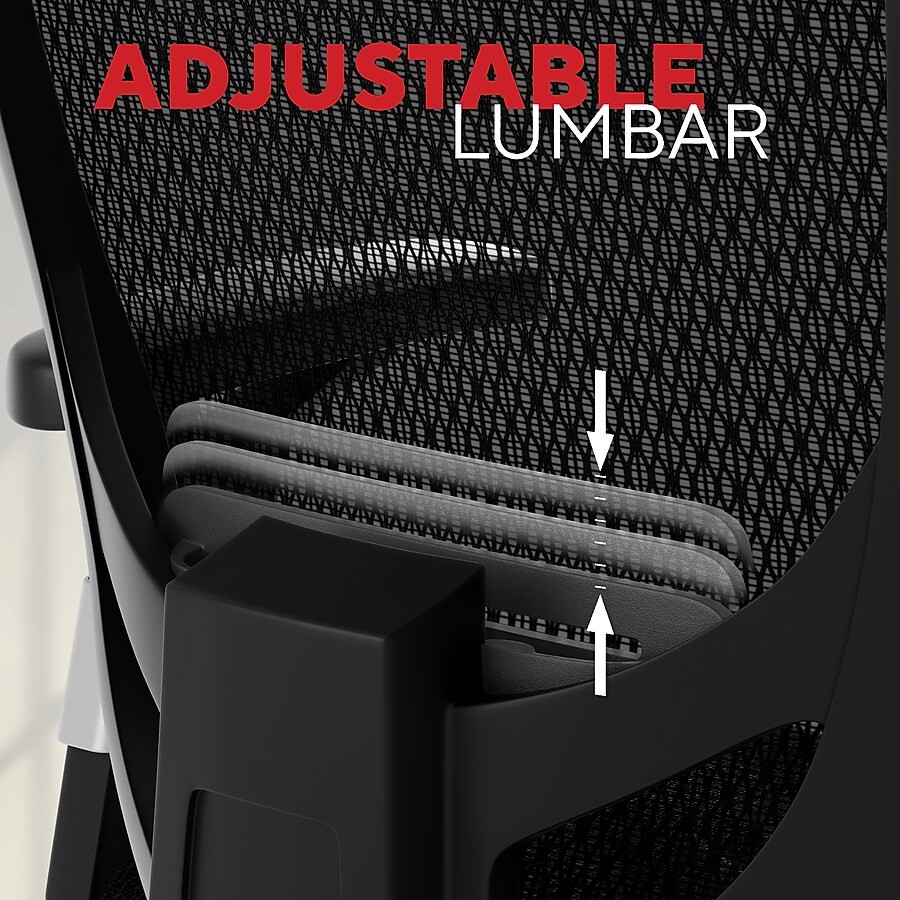 Staples Hyken Ergonomic Mesh Swivel Task Chair,...