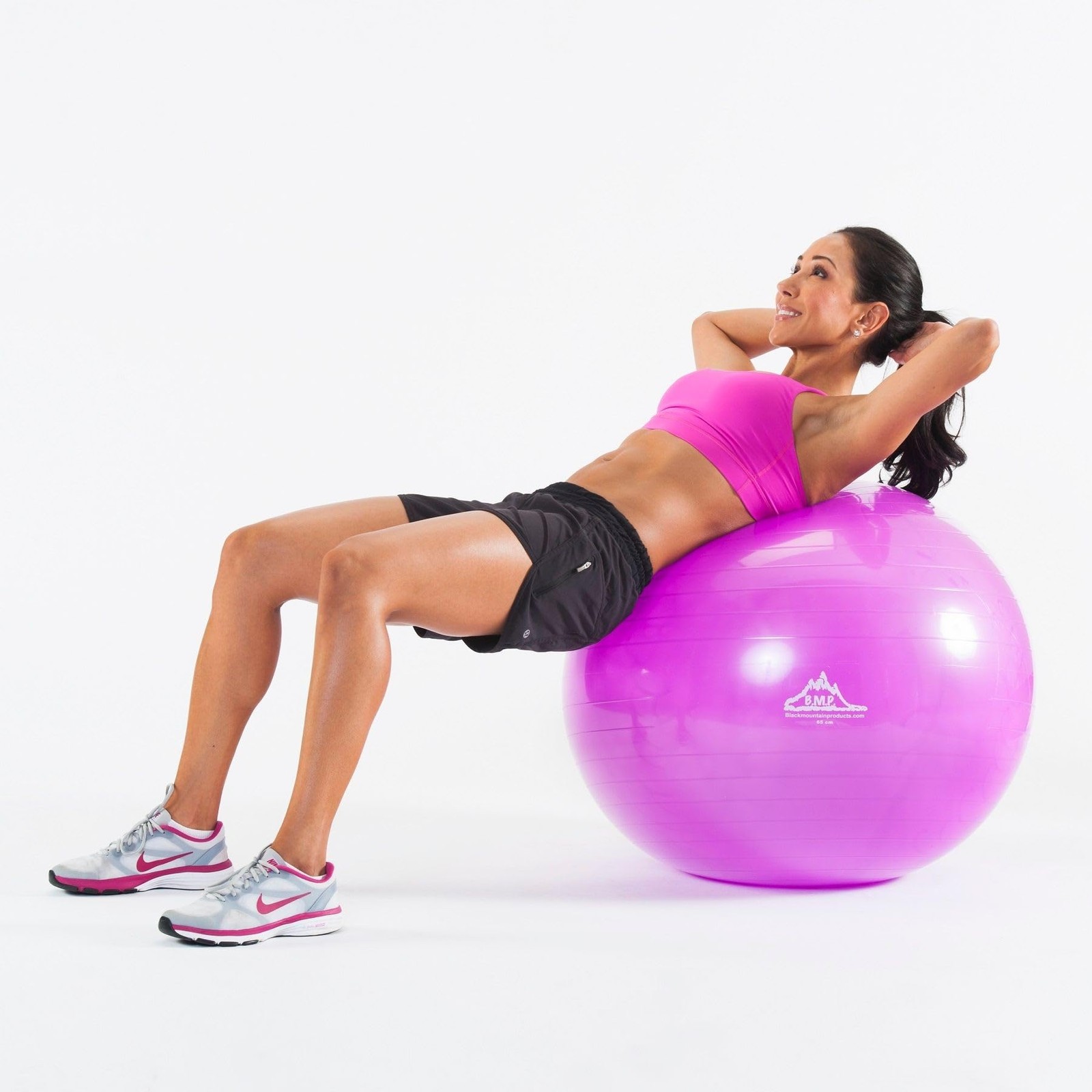 Exercise Stability Yoga Ball, Foot Pump, Ball Plug, Plug Puller, 2000 Lbs Sta...