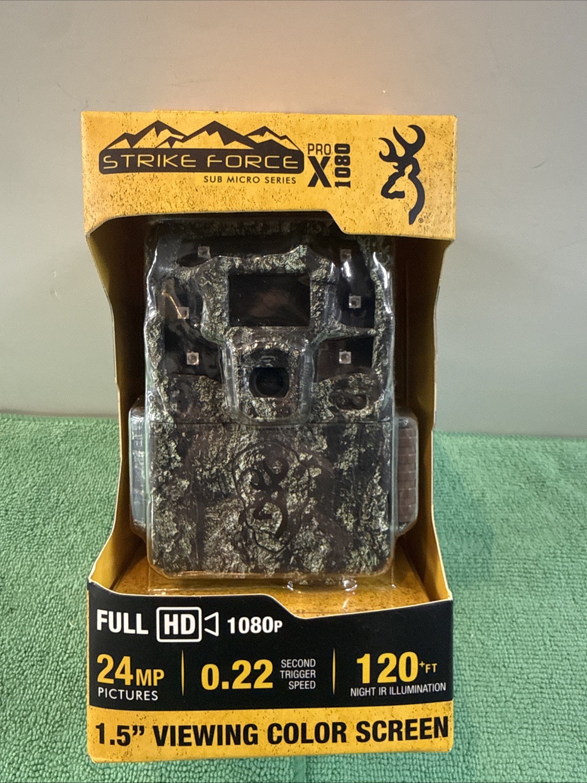 NEW Browning Strike Force Pro X 1080 Trail Camera - Camo - BTC-5PX-1080