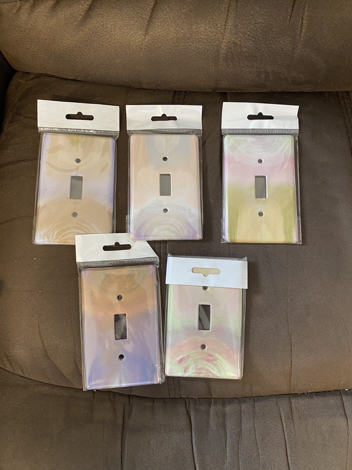 Pastel Light Switch Covers Lot Of 5