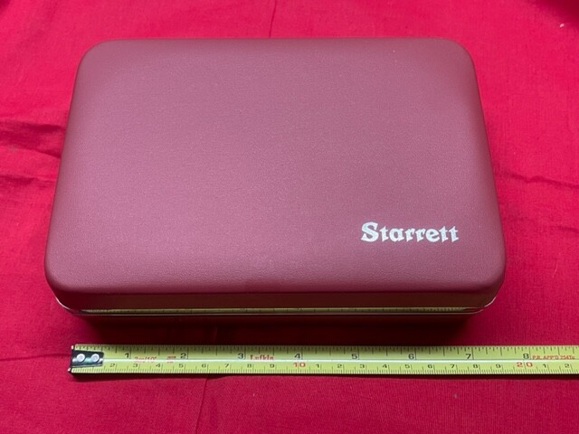 Starrett 196A1Z Universal Back Plunger Dial Indicator .200" Range, 0-100 Dial