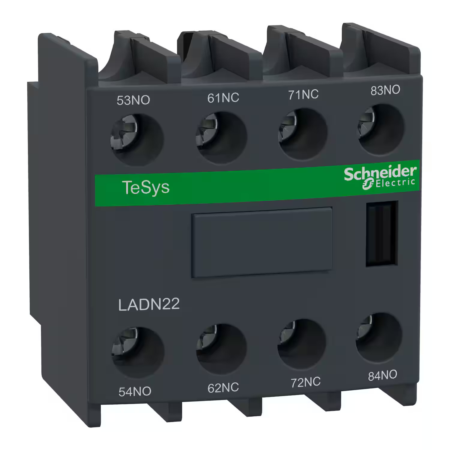 Schneider Electric LADN22 TeSys Deca auxiliary contact block 2 NO - 2 NC LC1D09