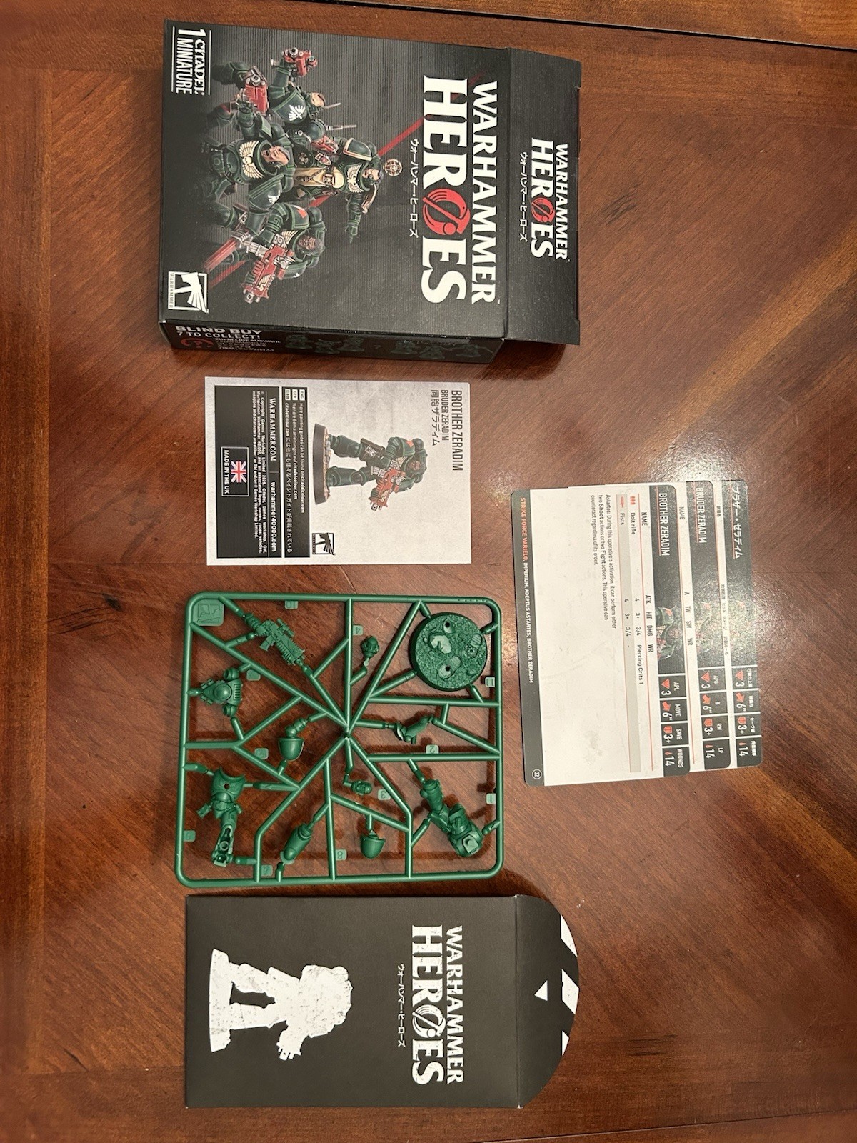 Warhammer 40K Space Marine Heroes Series 6 Dark Angels Brother Zeradim