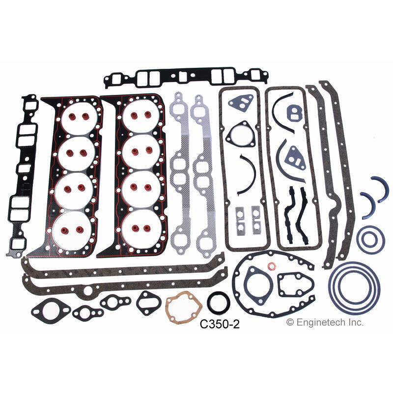 Enginetech Engine Gasket Set C350-2; Rebuilder for 1976-1985 Chevy 350 SBC