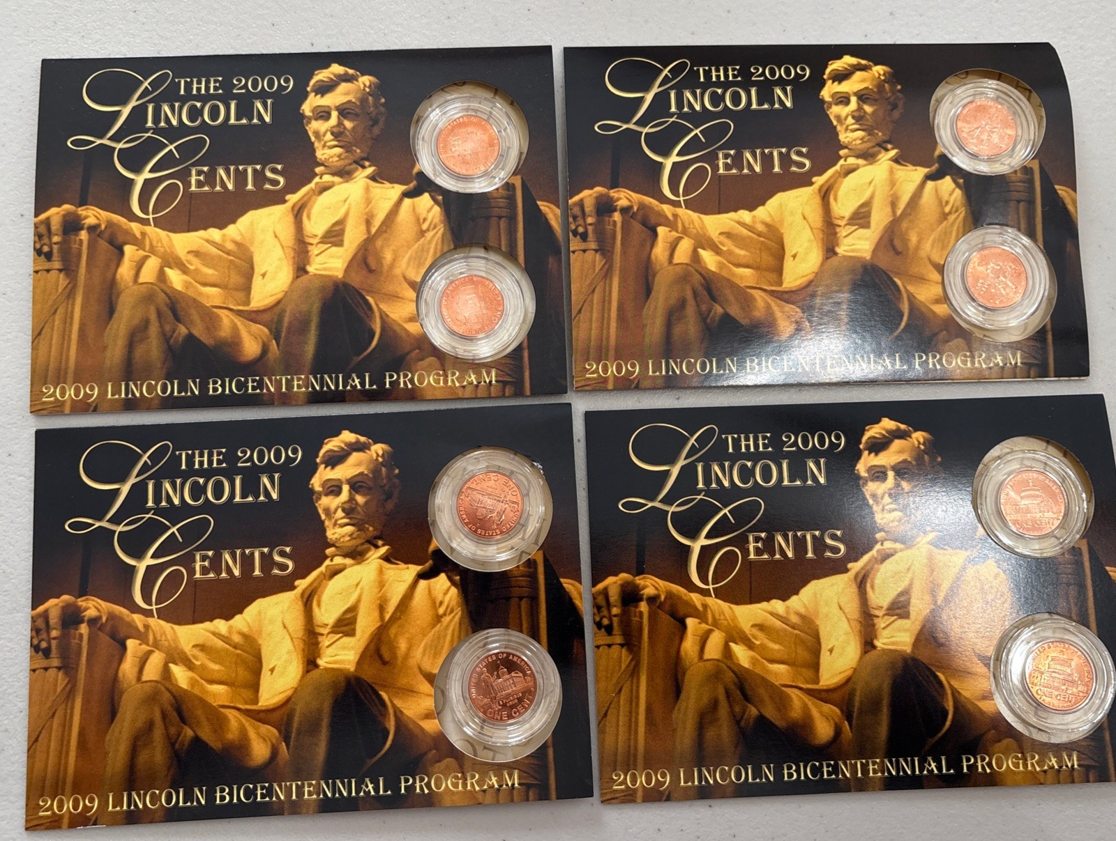 THE LINCOLN CENT -2009 BICENTENNIAL PROGRAM P & D MINT Set