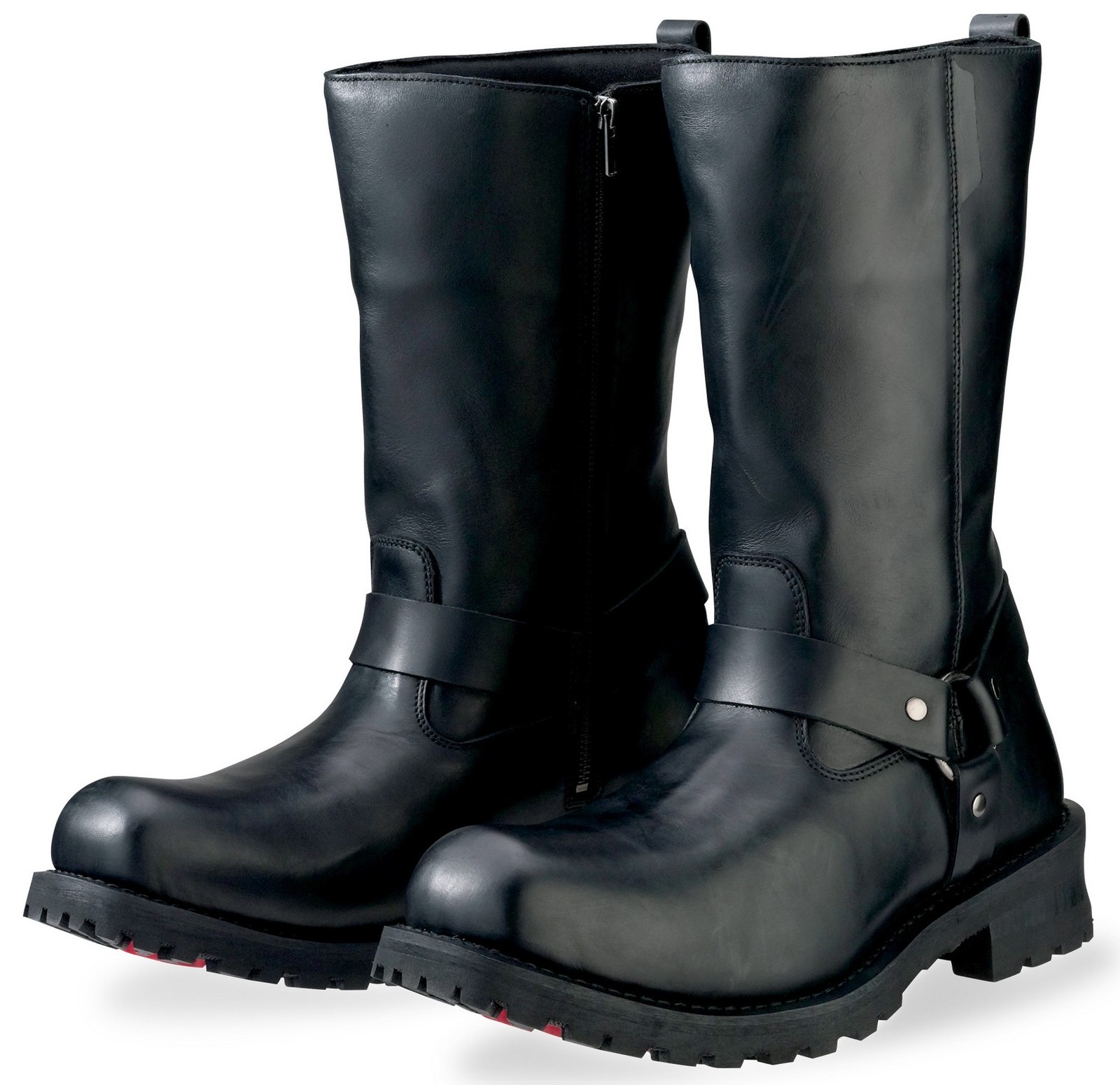 Z1R Riot Mens Waterproof Leather Boots Black