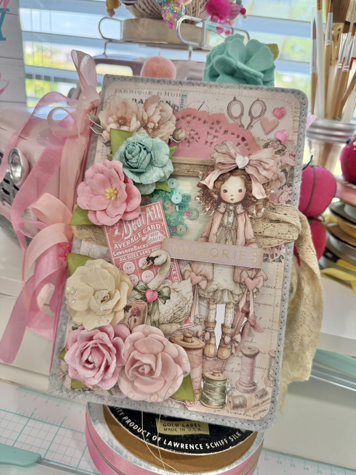 Handmade Scrapbook Junk Journal Mini Album