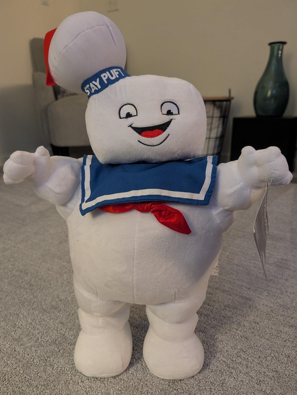Ghostbusters STAY PUFT Marshmallow Man Halloween Door Greeter 24" Plush