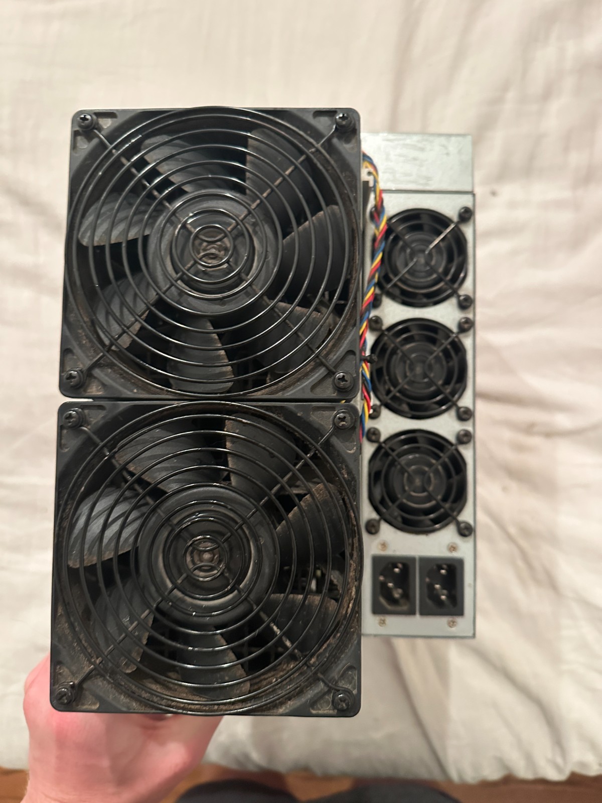 2 Bitmain Antminers S19 Pro 96TH – Tested Working – PSU Included – 2 Units