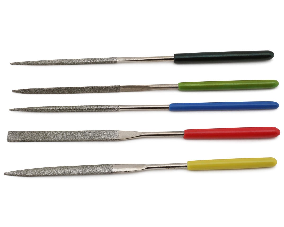 Shesto Limited Model Craft Mini Diamond File Set (5) (100mm) [SKIPFL6007]
