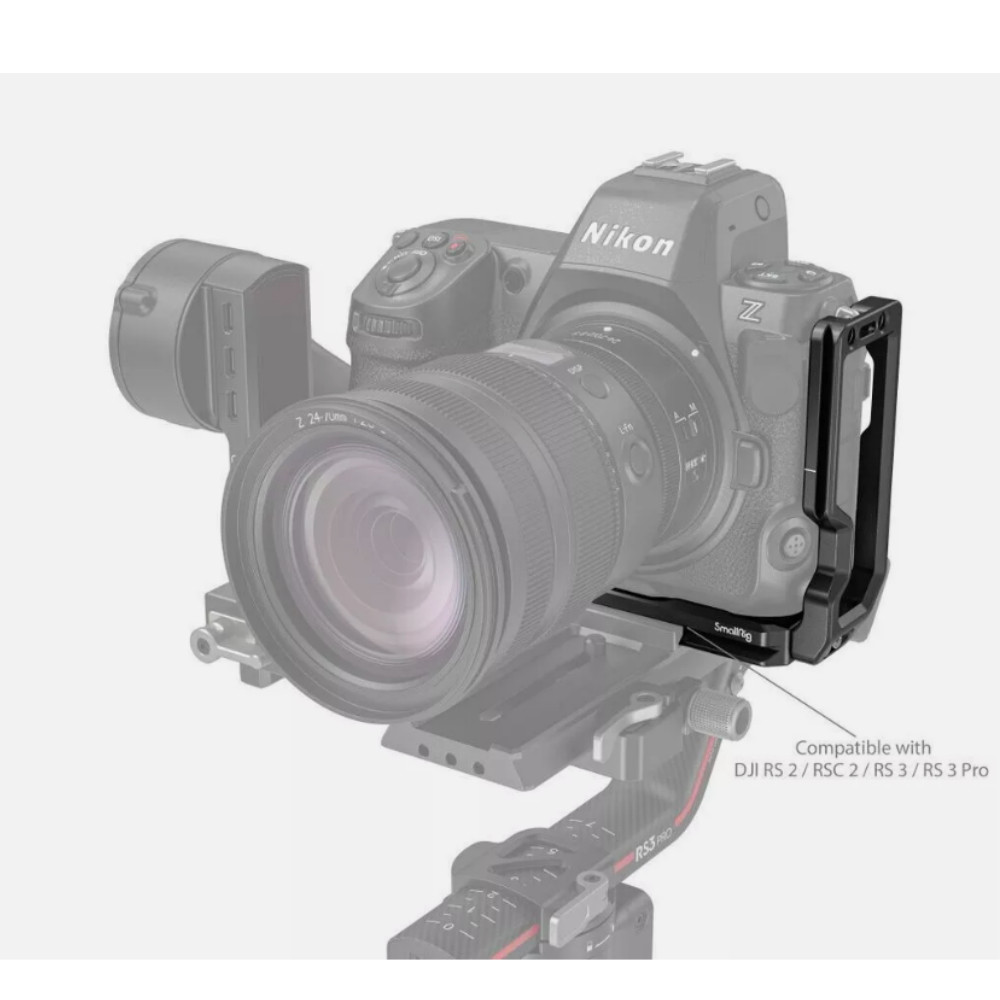 SmallRig Z 8 L-Bracket for Nikon Camera Quick Release L-Shape Mount Plate -3942