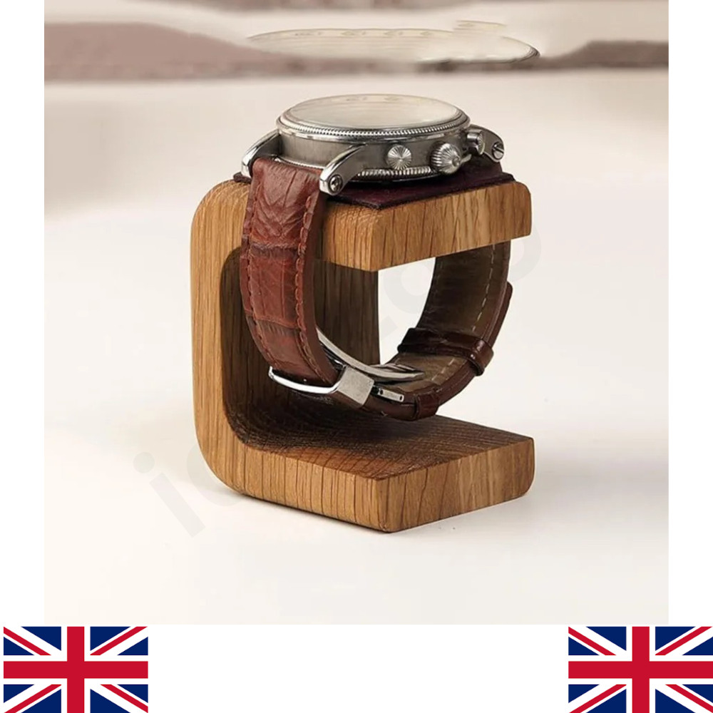 Wooden Watch Display Stand Gifts Table Top Ornament Jewelry Storage Rack Gifts