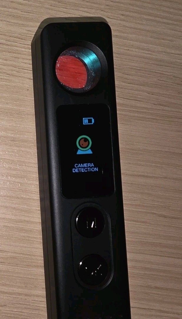 Hidden Camera Detector Bug Finder Anti-Spy RF GPS Tracker 5-Level Black