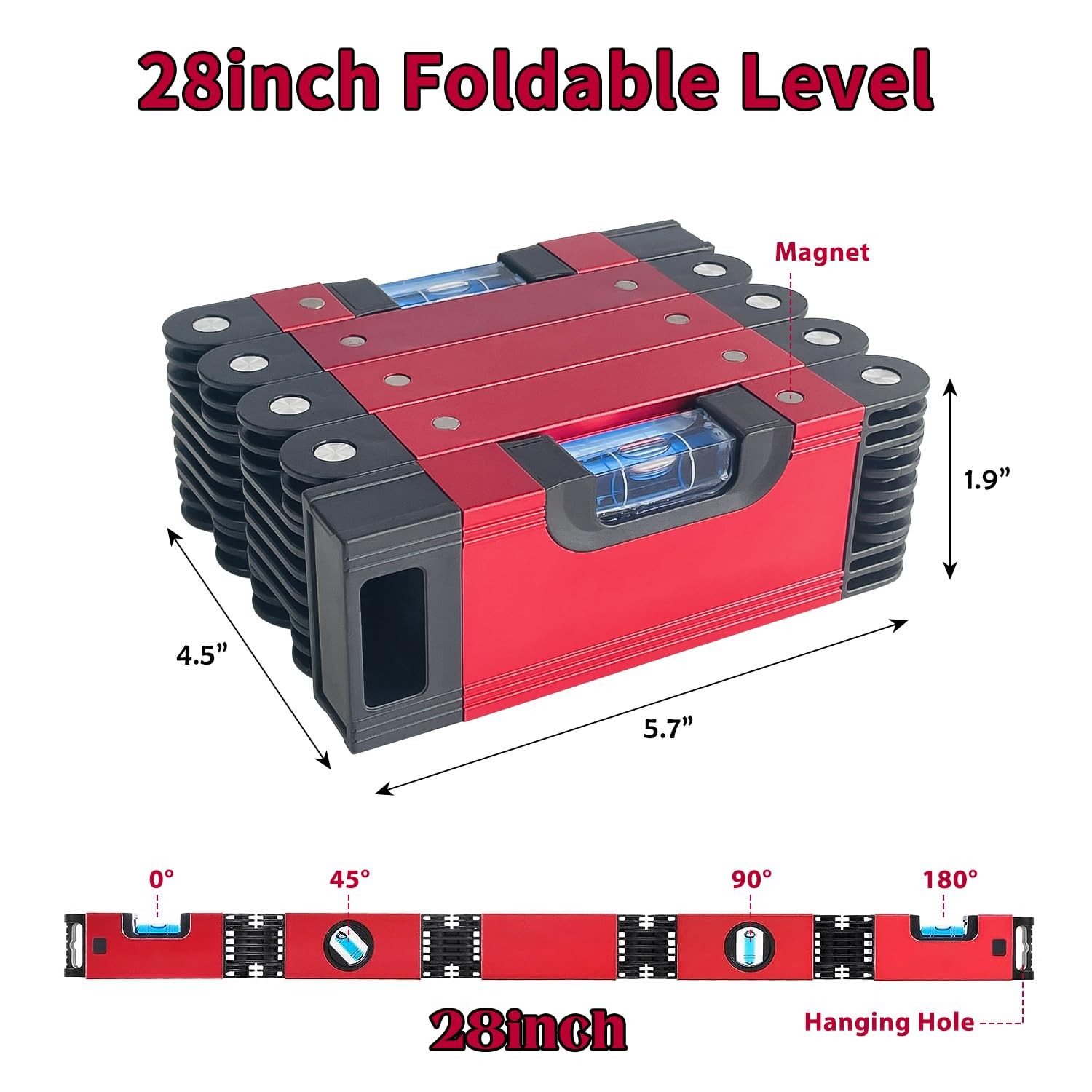 New Best Sutekus Folding Level 5 Sections Foldable Aluminum Alloy Multi-Angle