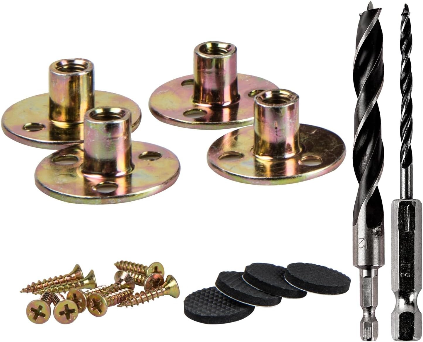 Leg Mounting Plates Kit Furniture Attachment Hardware Fittings Repair/Parts New