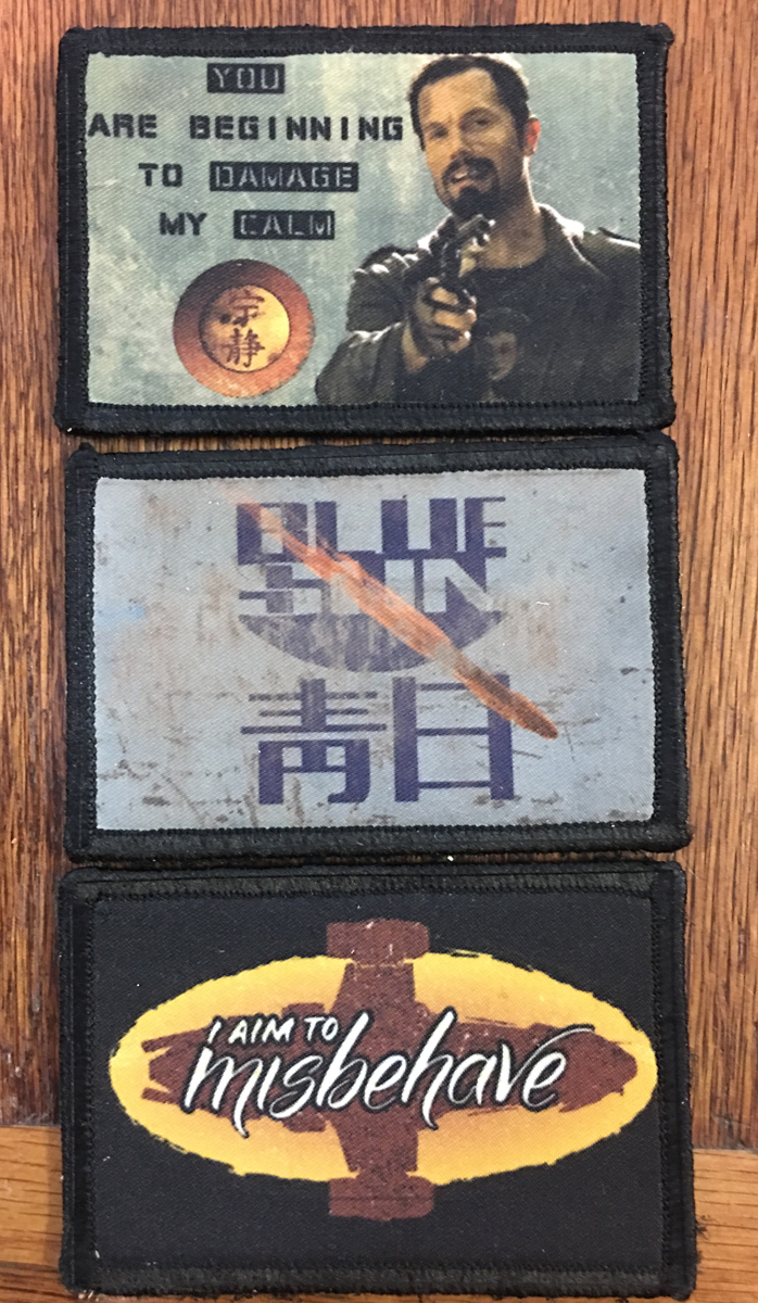 Serenity Firefly Morale Patch Lot Tactical Military Funny Badge USA Flag Hook