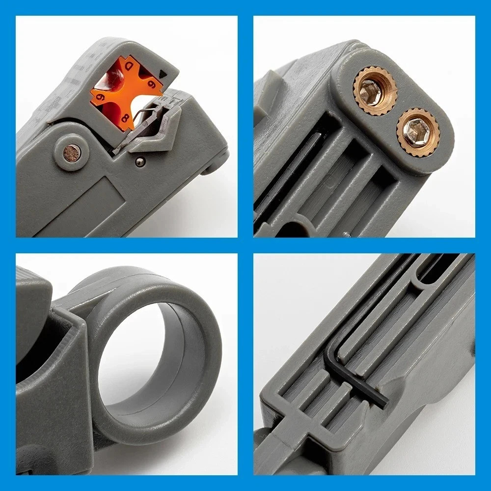 Cable Stripper Coaxial Wire Coax Stripping Tool Accessorie Insulated Electrical