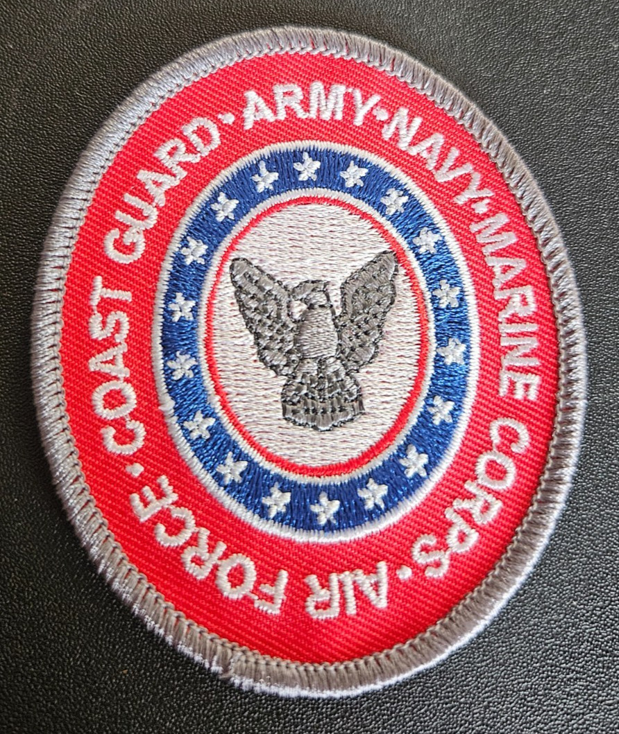 Eagle Scout Army/Navy/Marine/Air Force/Coast Guard Patch (BRAND NEW) 2.5"x2"