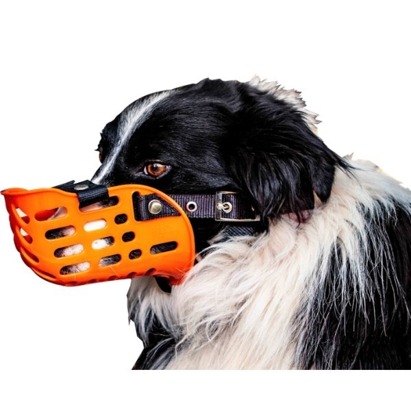 AGBOSS LIGHTWEIGHT WORKING DOG MUZZLE – DURABLE SAFETY PLASTIC DESIGN 501165