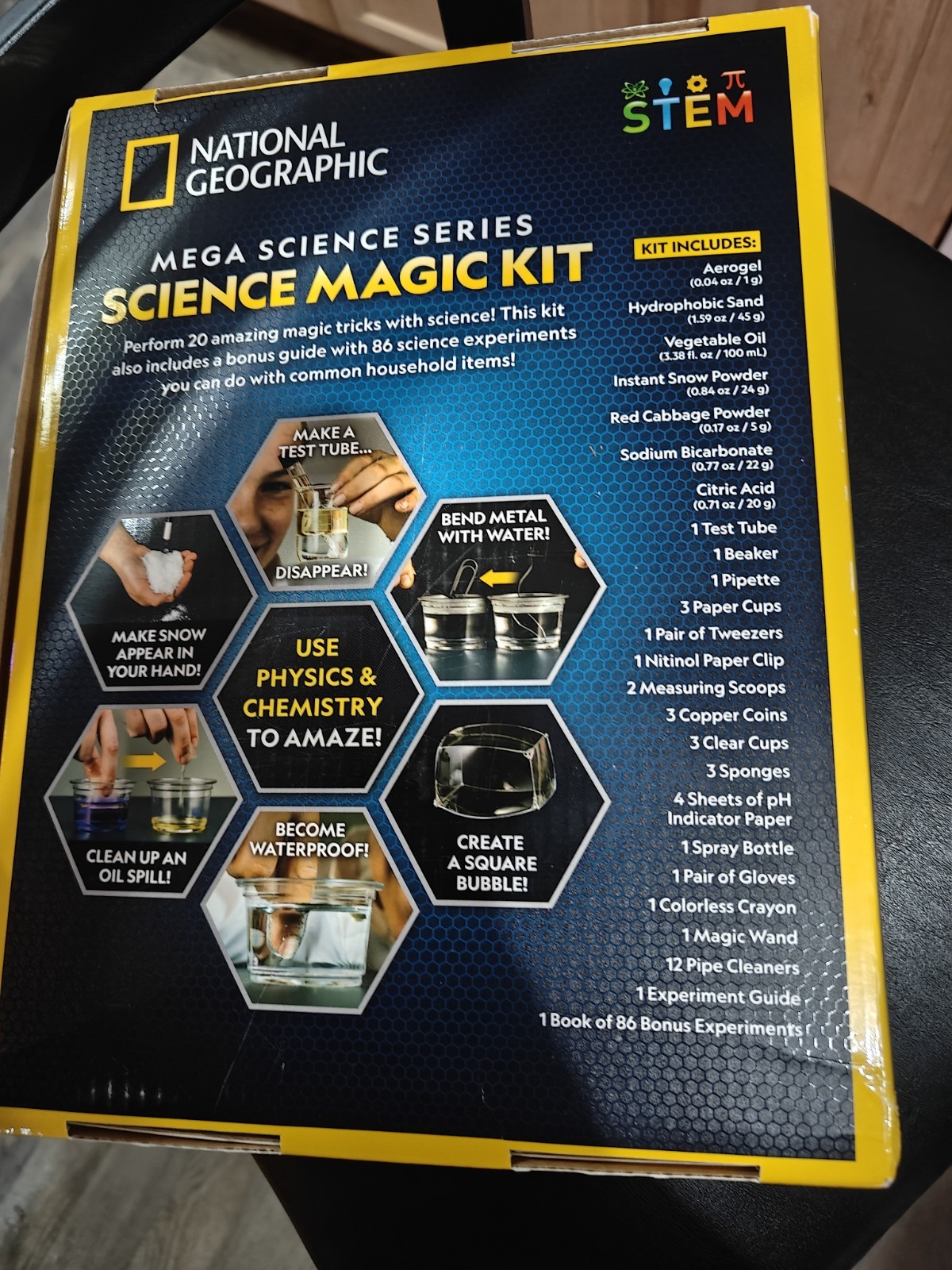 WN12-National Geographic Science Magic Kit Mega Science Series 100+ Magic Tricks