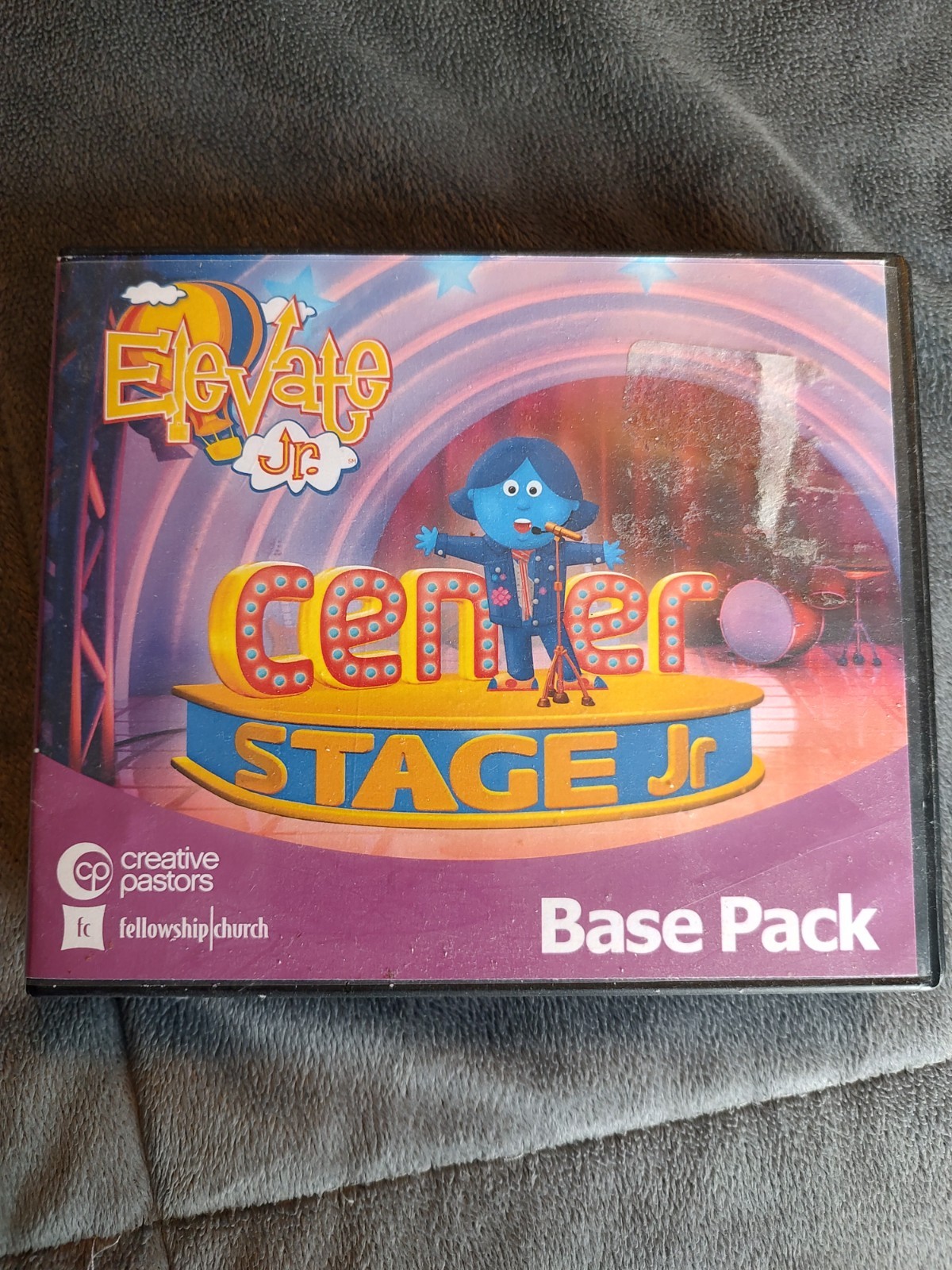 Elevate Jr Creative Church Curriculum Center Stage Jr. Base Pack Fellowship DVD