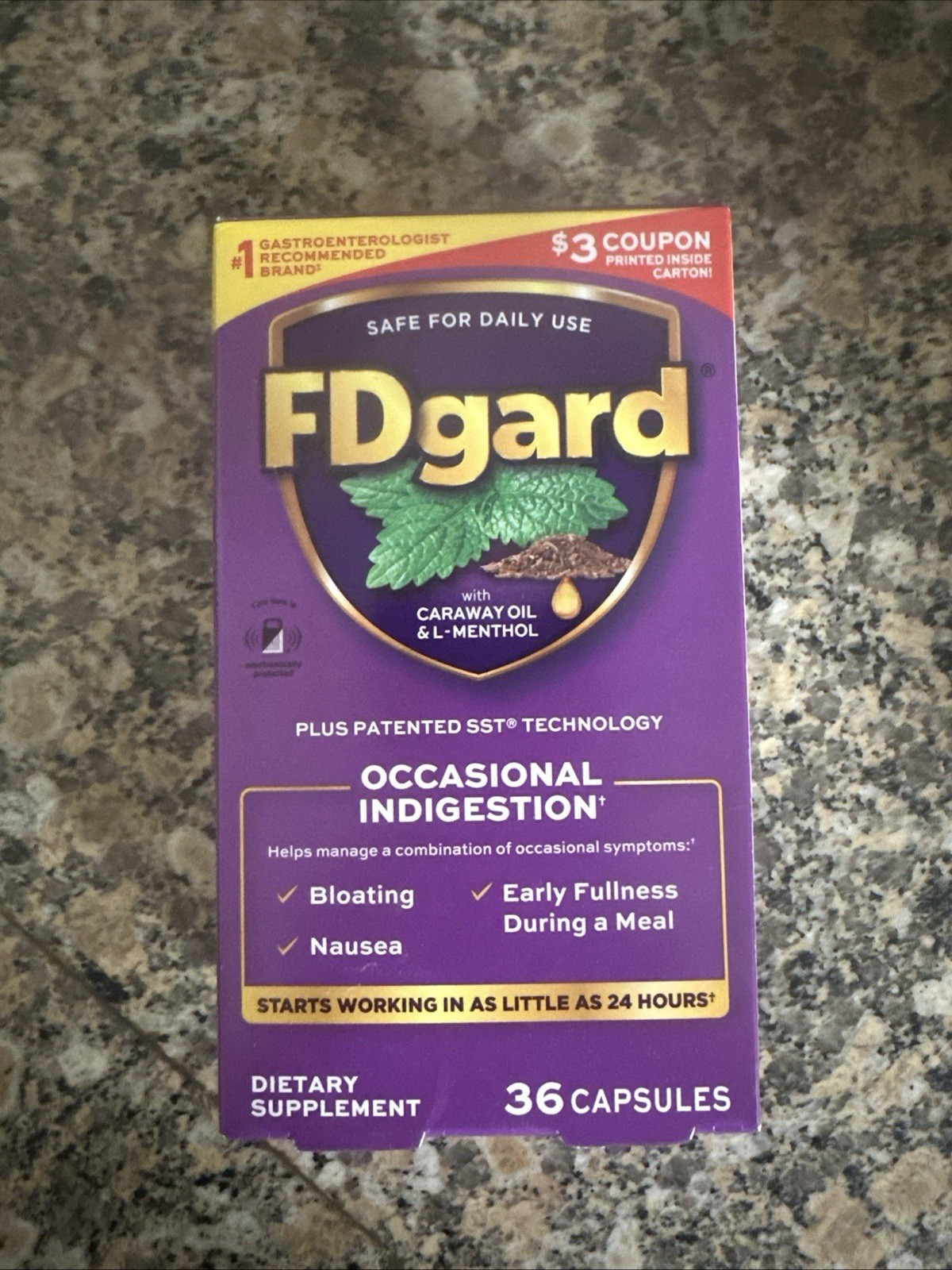 FDgard Medical Food for Functional Dyspepsia (Recurring Indigestion) EXP 02/27