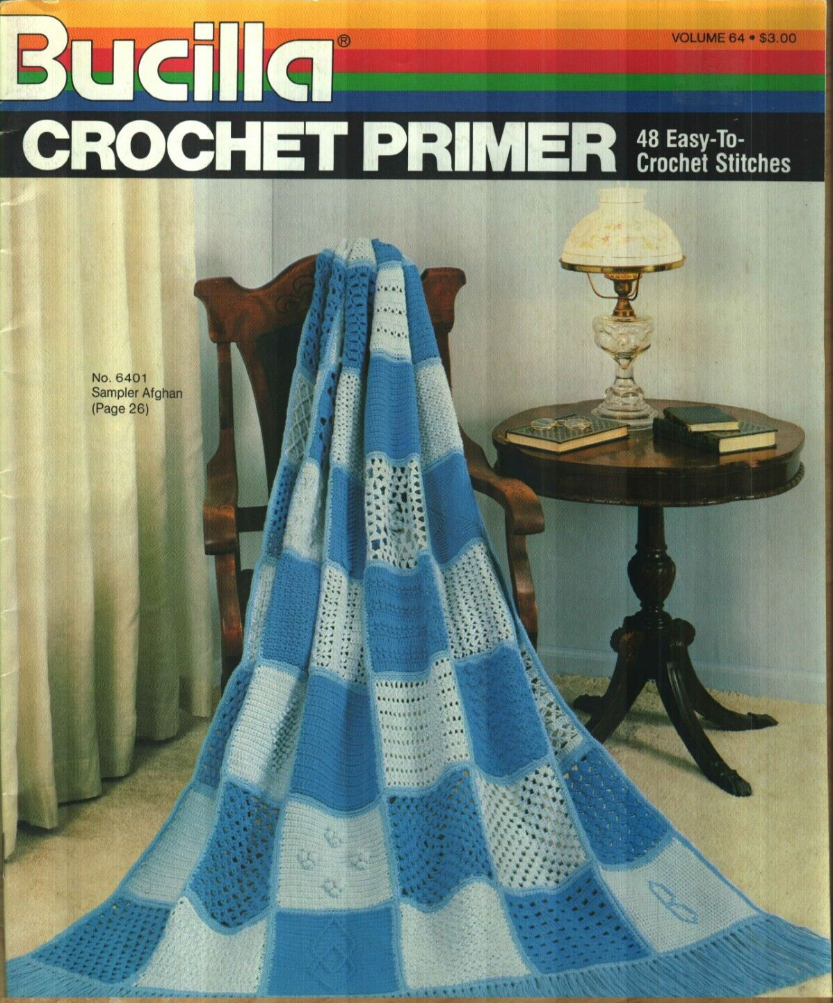 BUCILLA CROCHET PRIMER 48 STITCHES TO MAKE AN AFGHAN CROCHET PATTERN BOOK