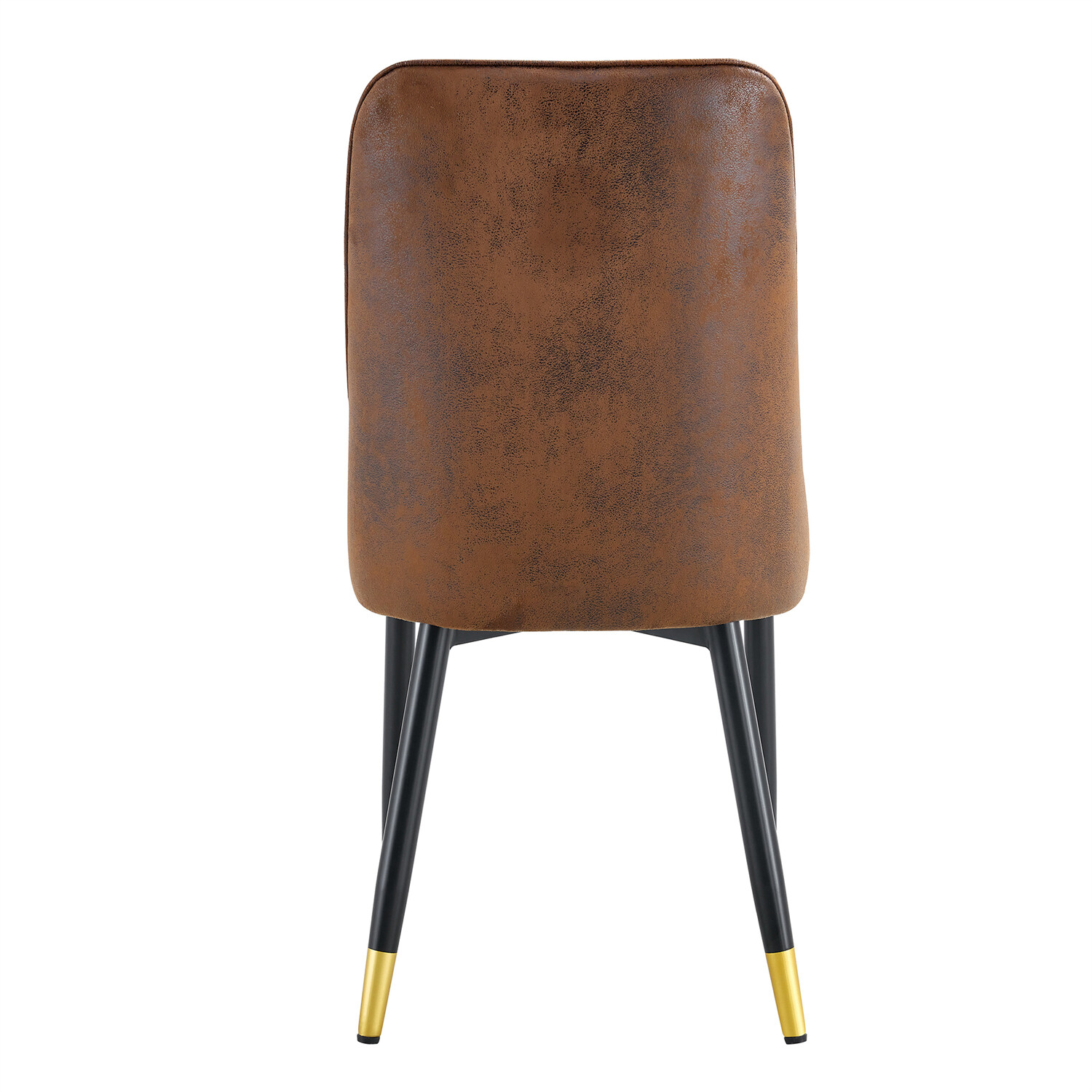 Set of 2/4 Dining Chairs Upholstered Chair w/ Metal Legs for Kitchen Dining Room