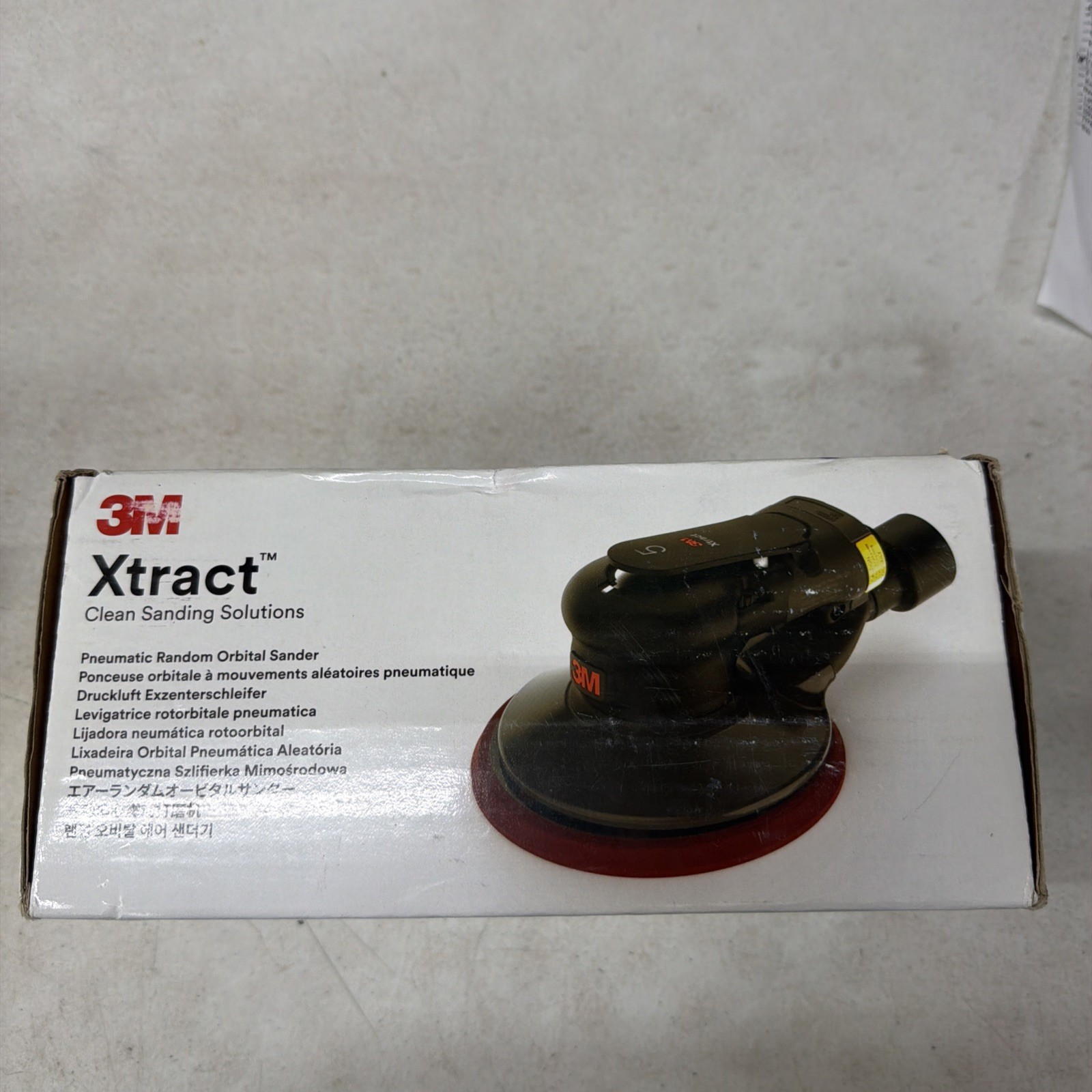 3M Random Orbital Sander, Xtract Pneumatic 88946, 5 in