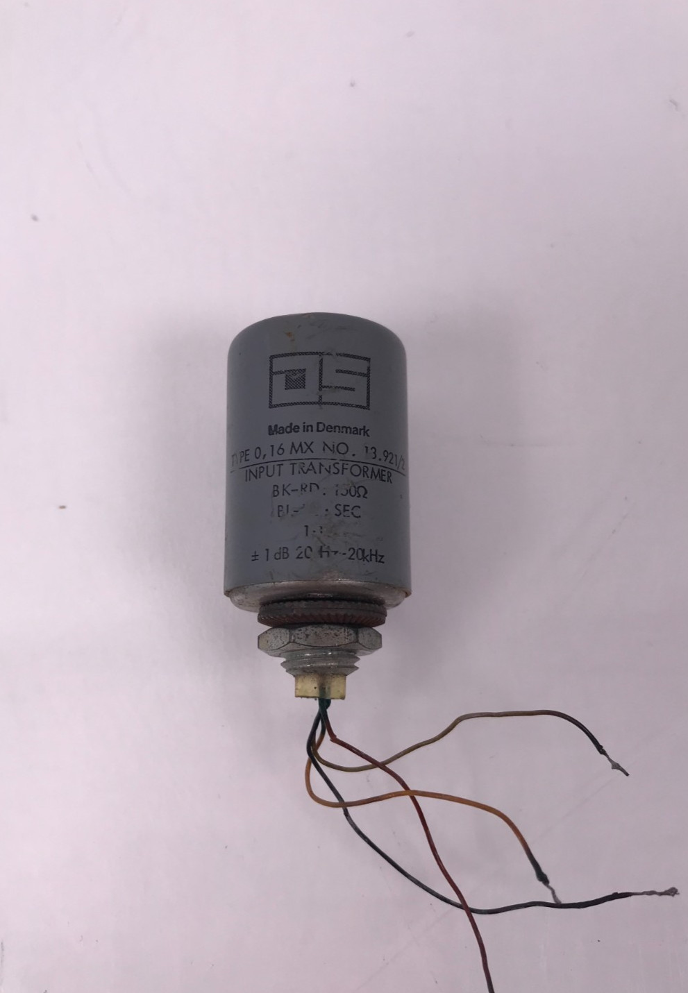 Jorgen Schou JS Input Transformer Type 0, 13.921/2 Made In Denmark