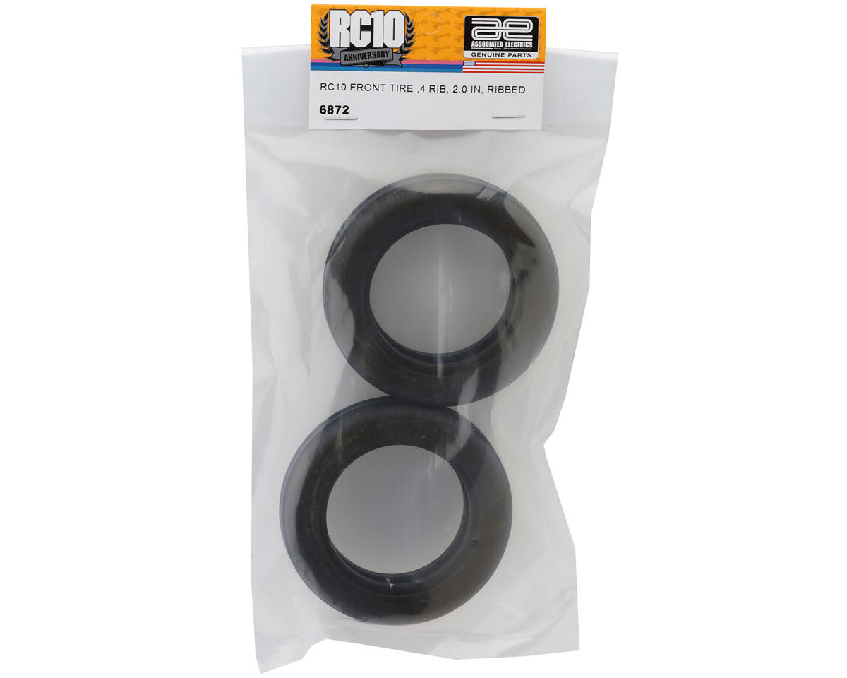 Team Associated RC10 2.0 "4 Rib" Front Tire [ASC6872]