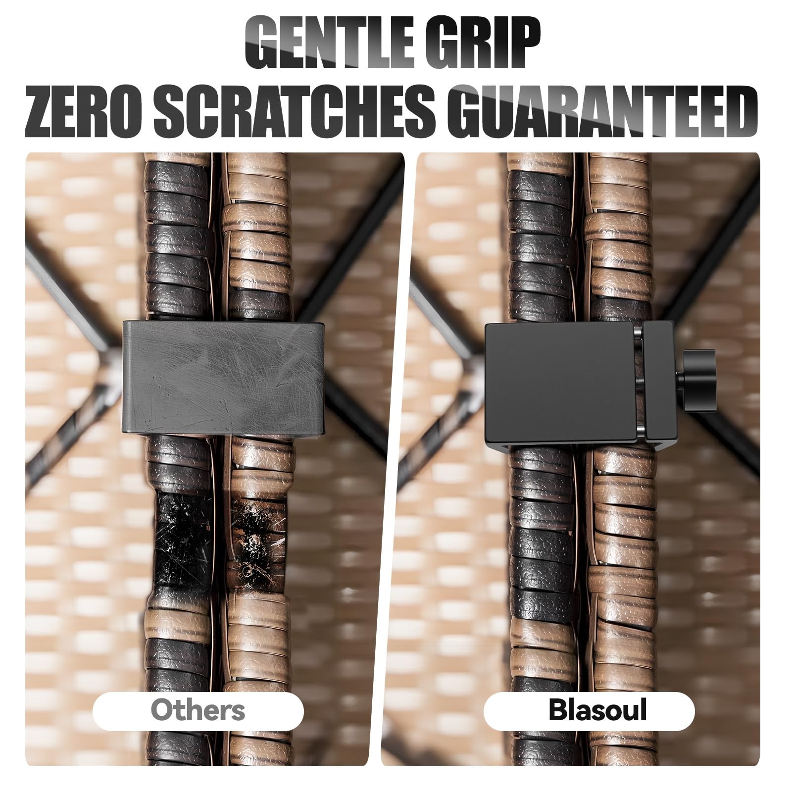 Universal Heavy-Duty Outdoor Furniture Clips for Wicker Patio Furniture, Anti...