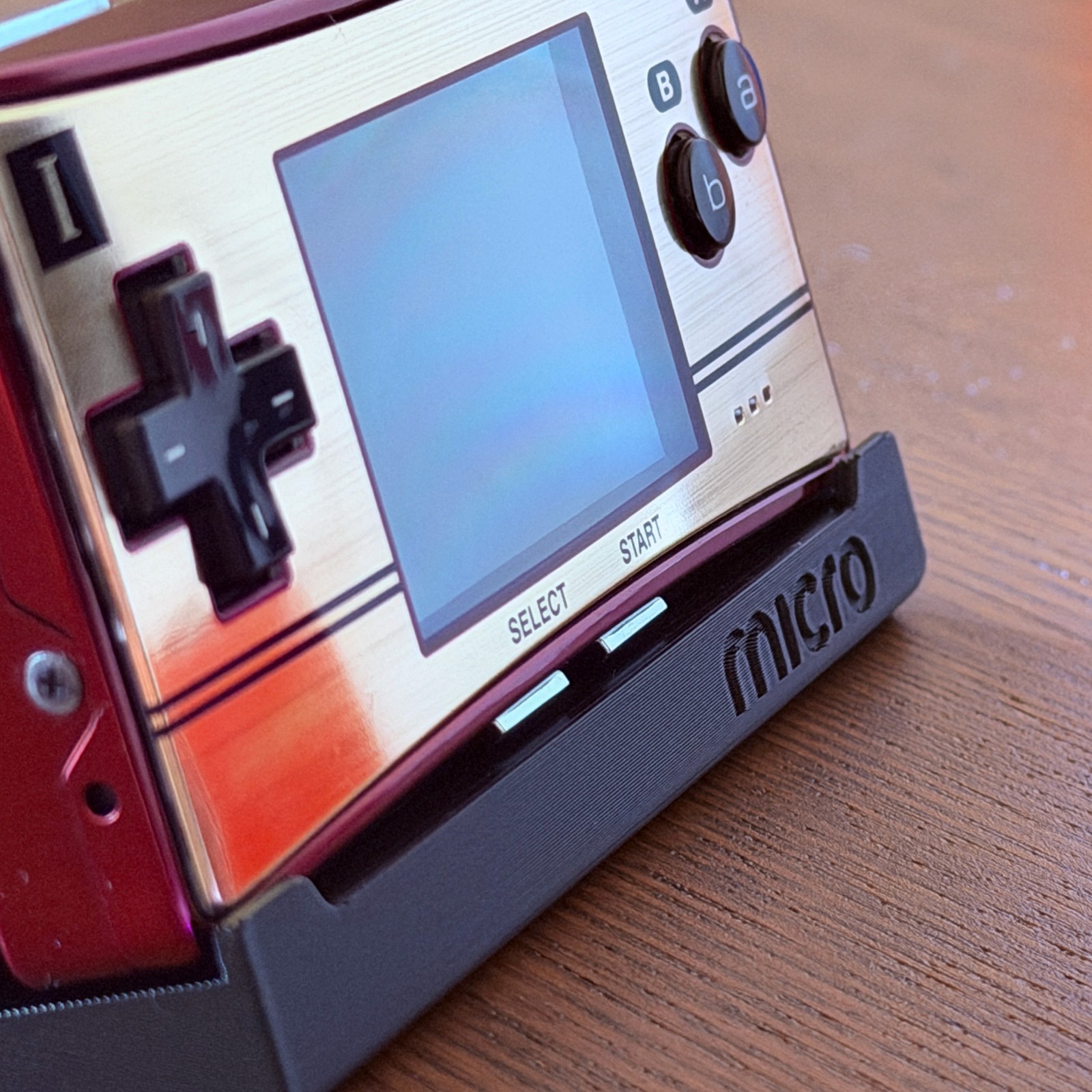 GameBoy micro Display Stand | Minimalist Holder for Game Boy Micro