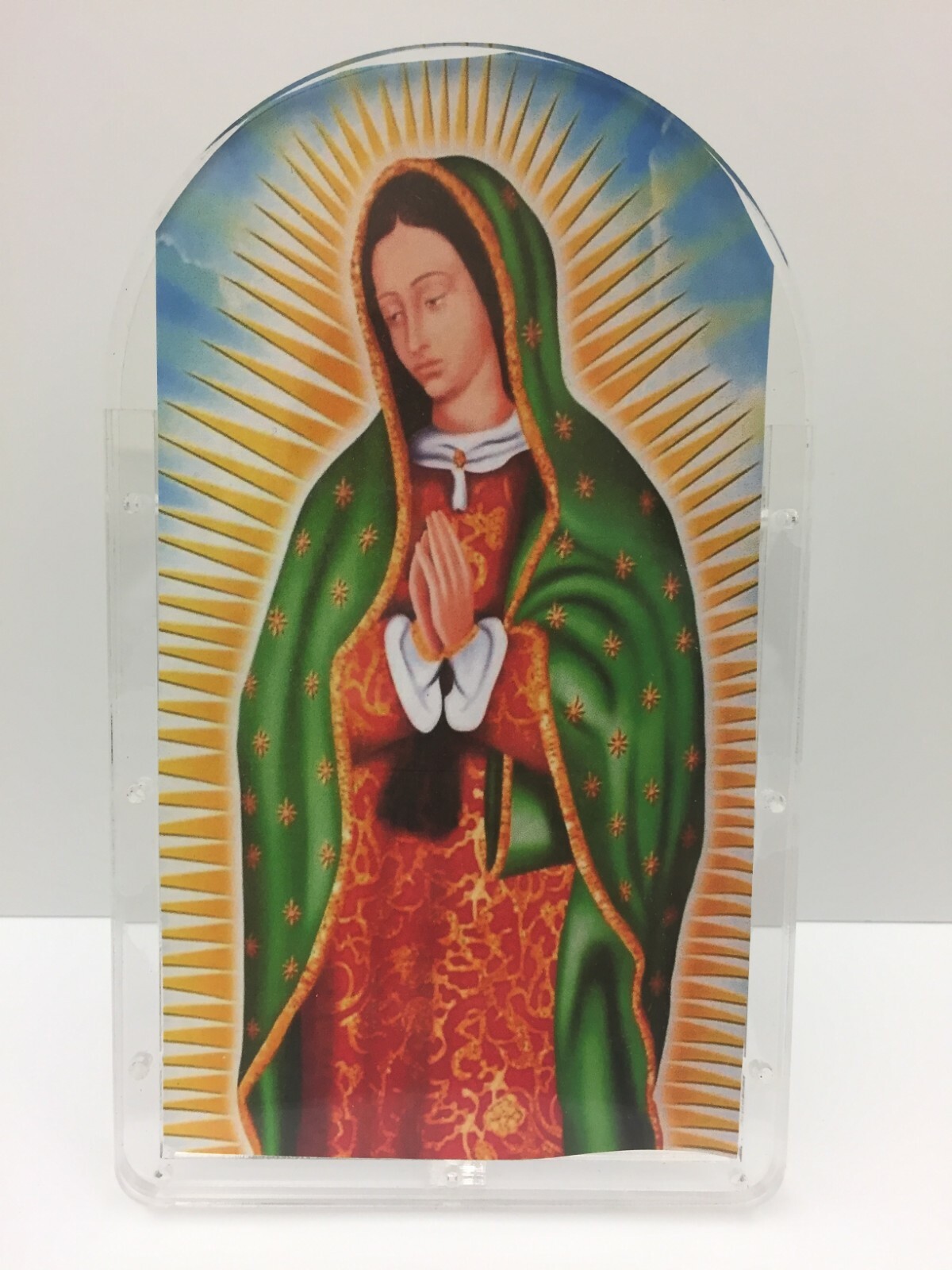 Acrylic Plastic Sheet - Clear - Rounded Top Frame for Religious Prints
