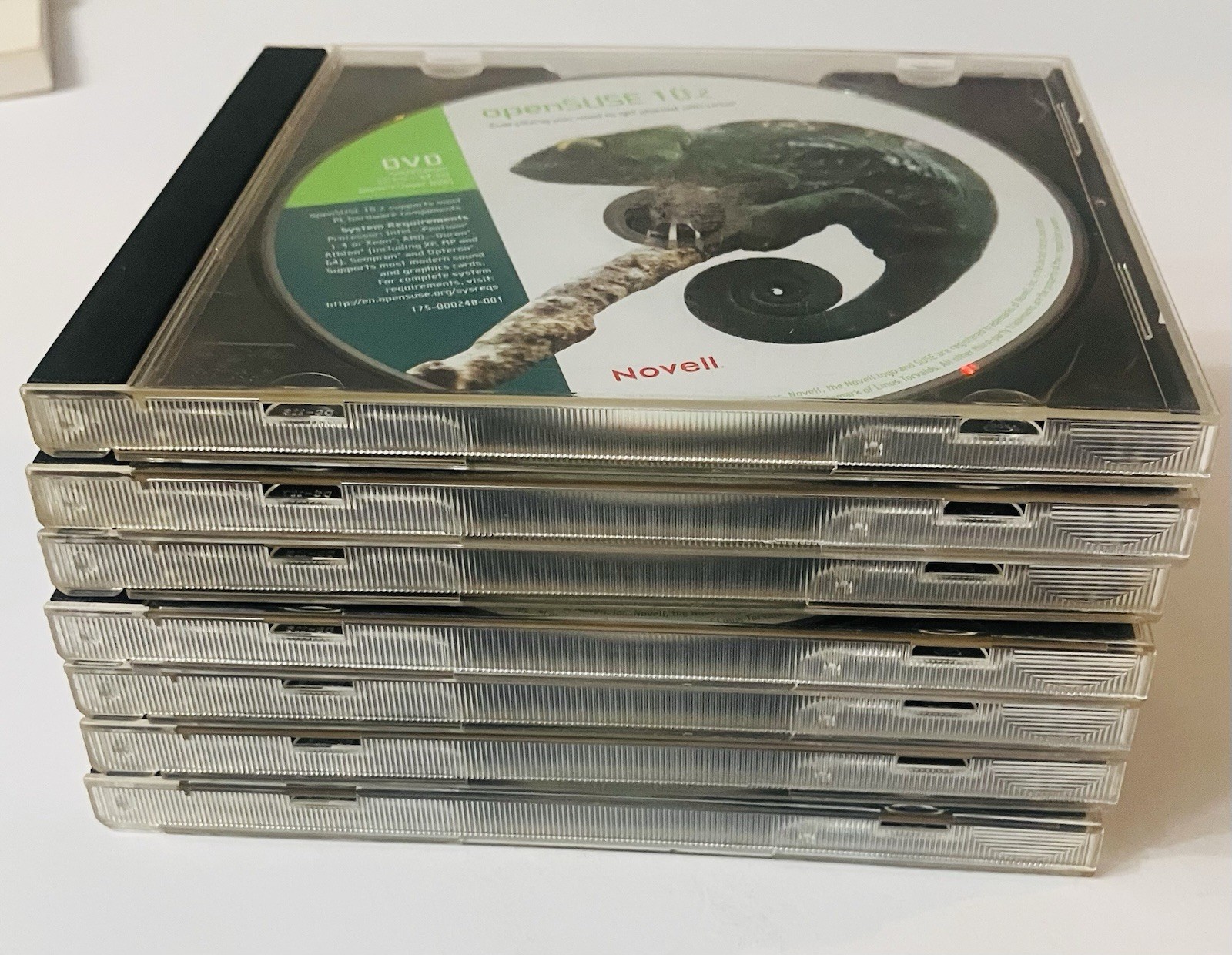openSUSE 10.2 Linux Install Set 7 Disc DVD CD 32 64 Bit