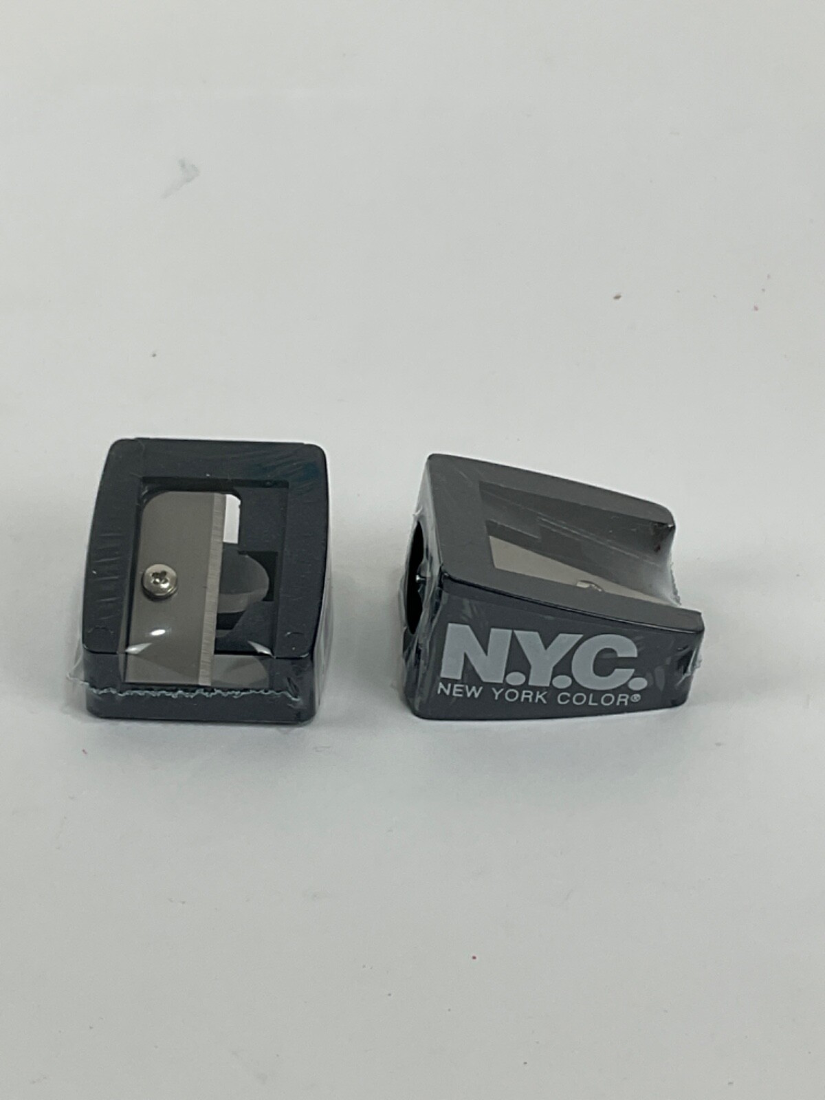 NYC JUMBO Makeup Cosmetic Pencil Sharpener, Easy To Clean 2 pack New