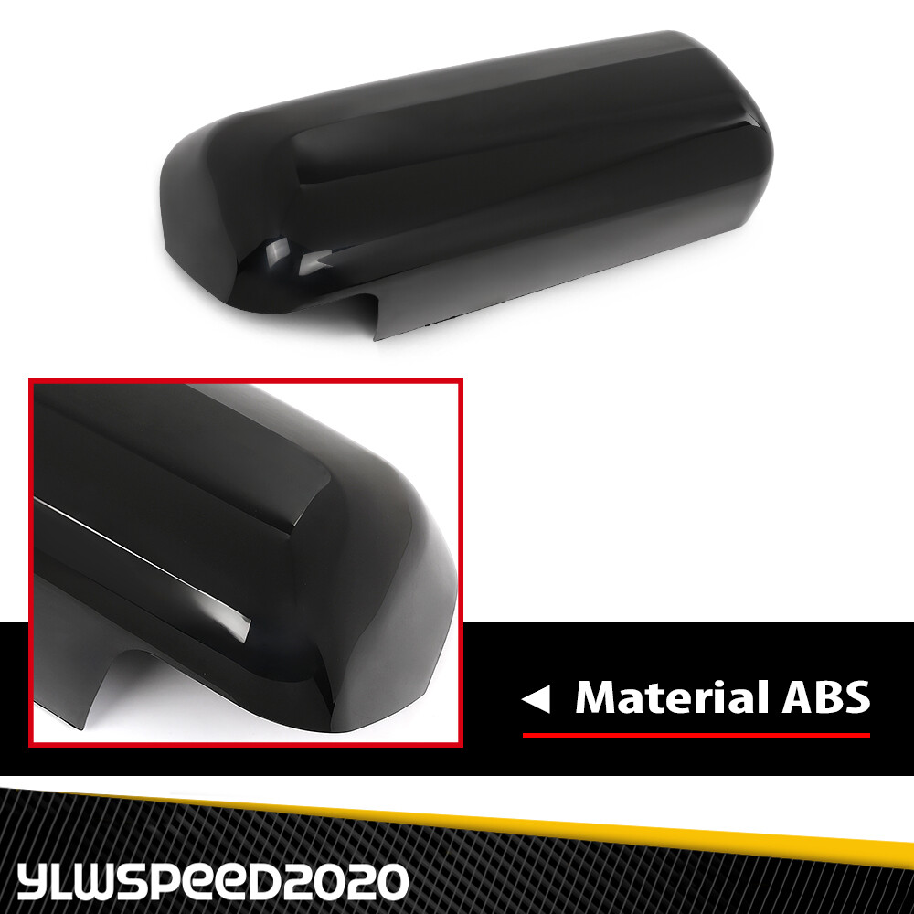 Fits Peterbilt 579 Black Driver & Passenger Side Replacement Door Mirror Covers