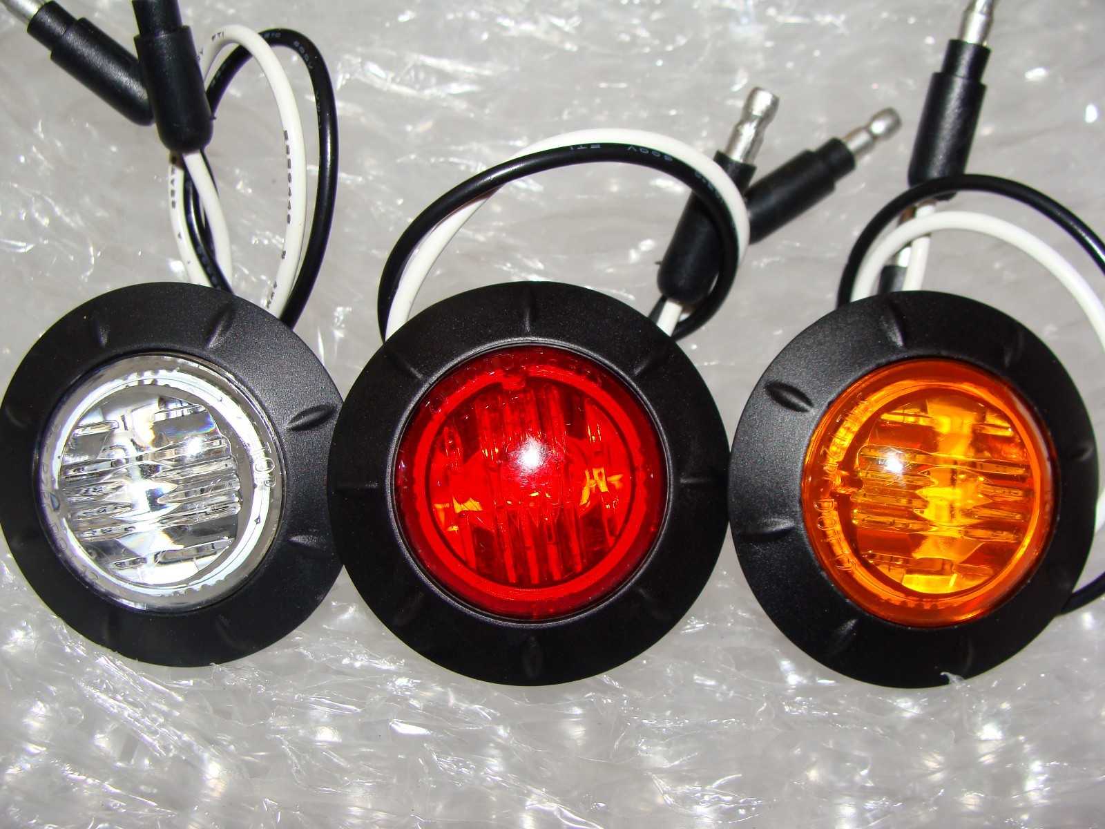 1.25" LED MARKER CLEARANCE LIGHTS TRUCK TRAILER LIFE TIME WARRANTY WATER PROOF
