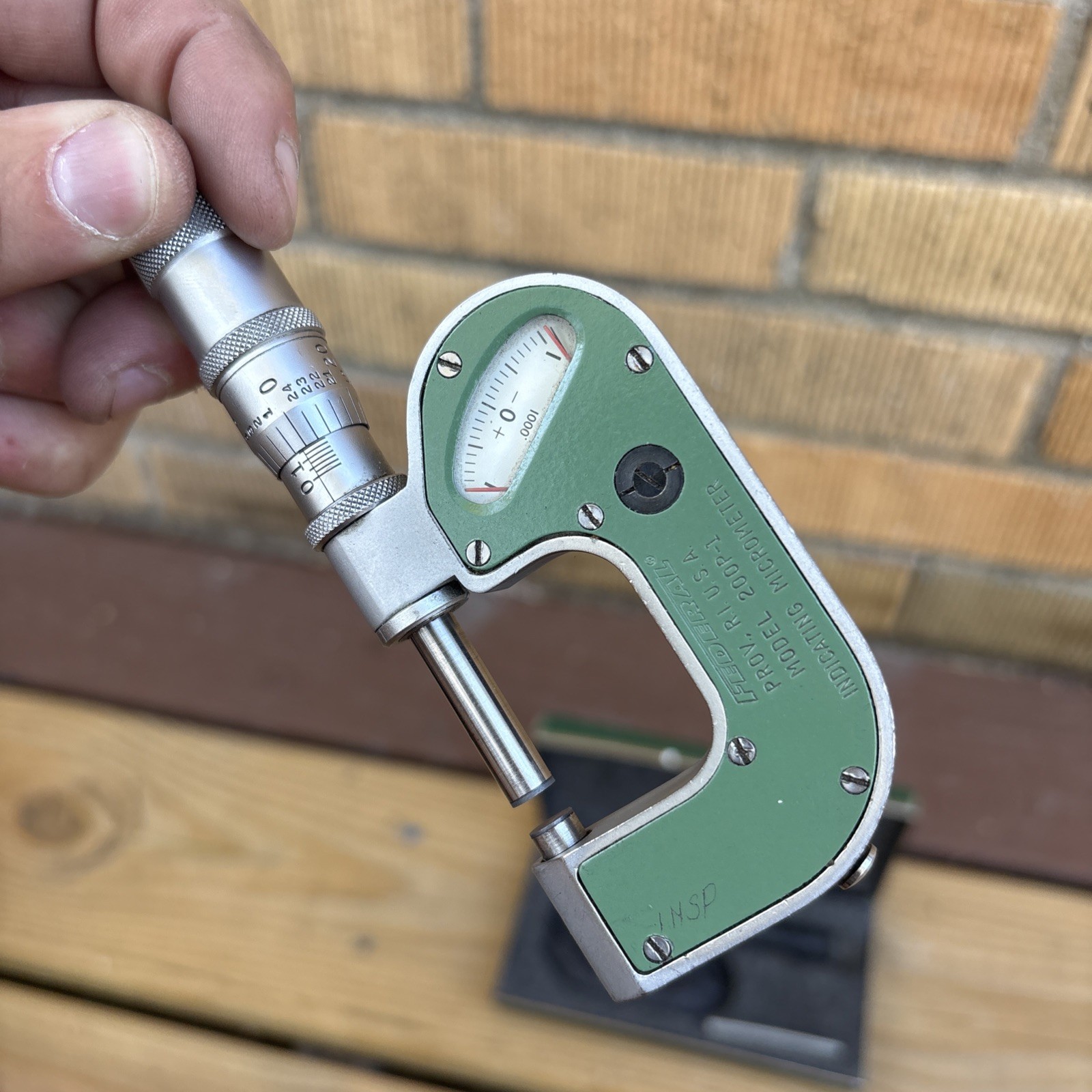 Federal 200P-1 Indicating Micrometer with Case