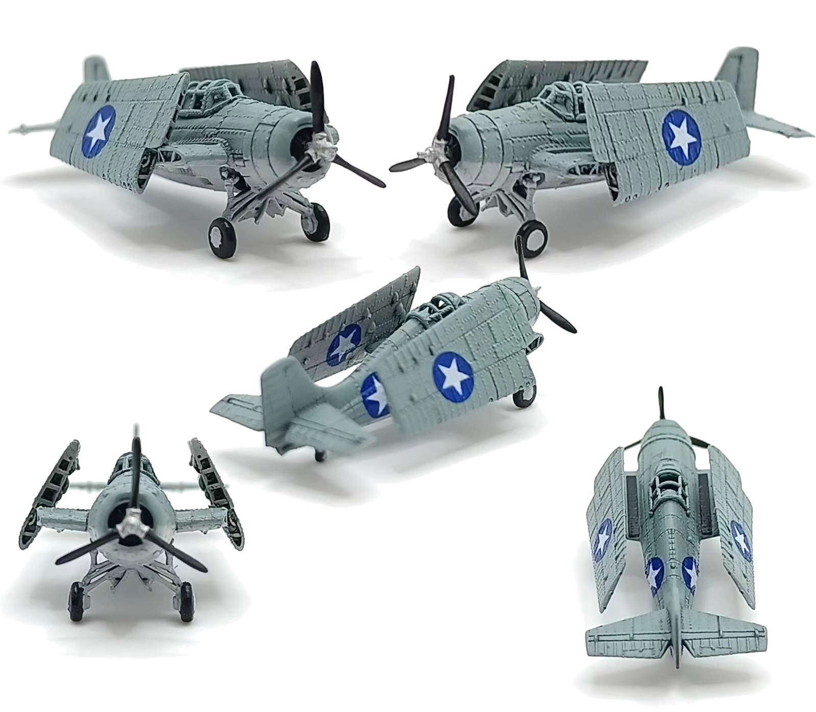 YZ Model YZ-013A 1/200 US Navy F4F4"Wild Cat" carrier-borne fighter(2 set)