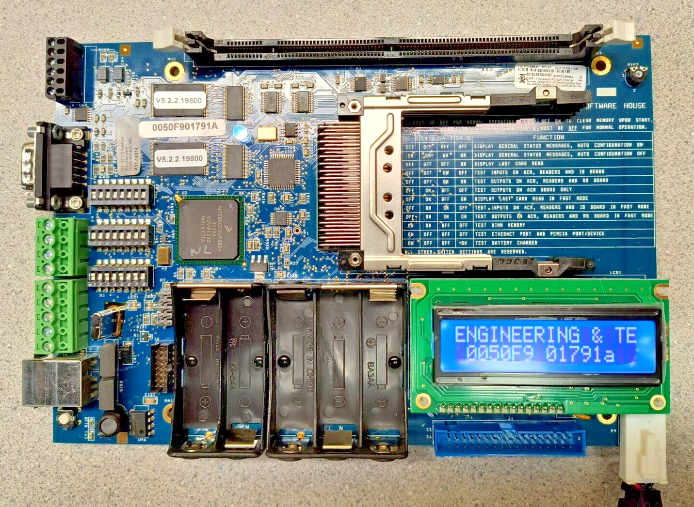 Software House Tyco 0311-0068-01 iStar Pro Digital Controller Assembly Board