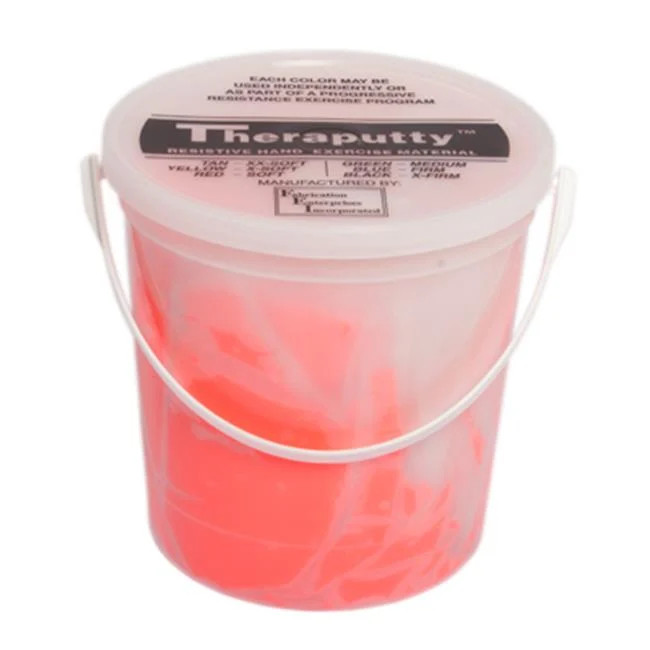 Fabrication Enterprises 10-0924 Cando Theraputty Exercise Material - Red - Soft