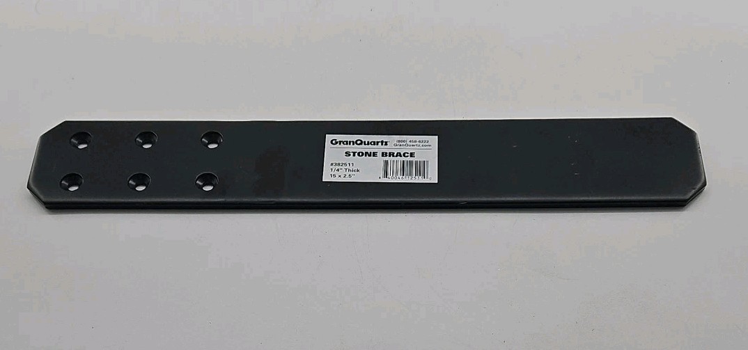 GranQuartz - 382511 - 15" L x 2.5" W x 1/4" Thick Stone Brace - Lot of 6
